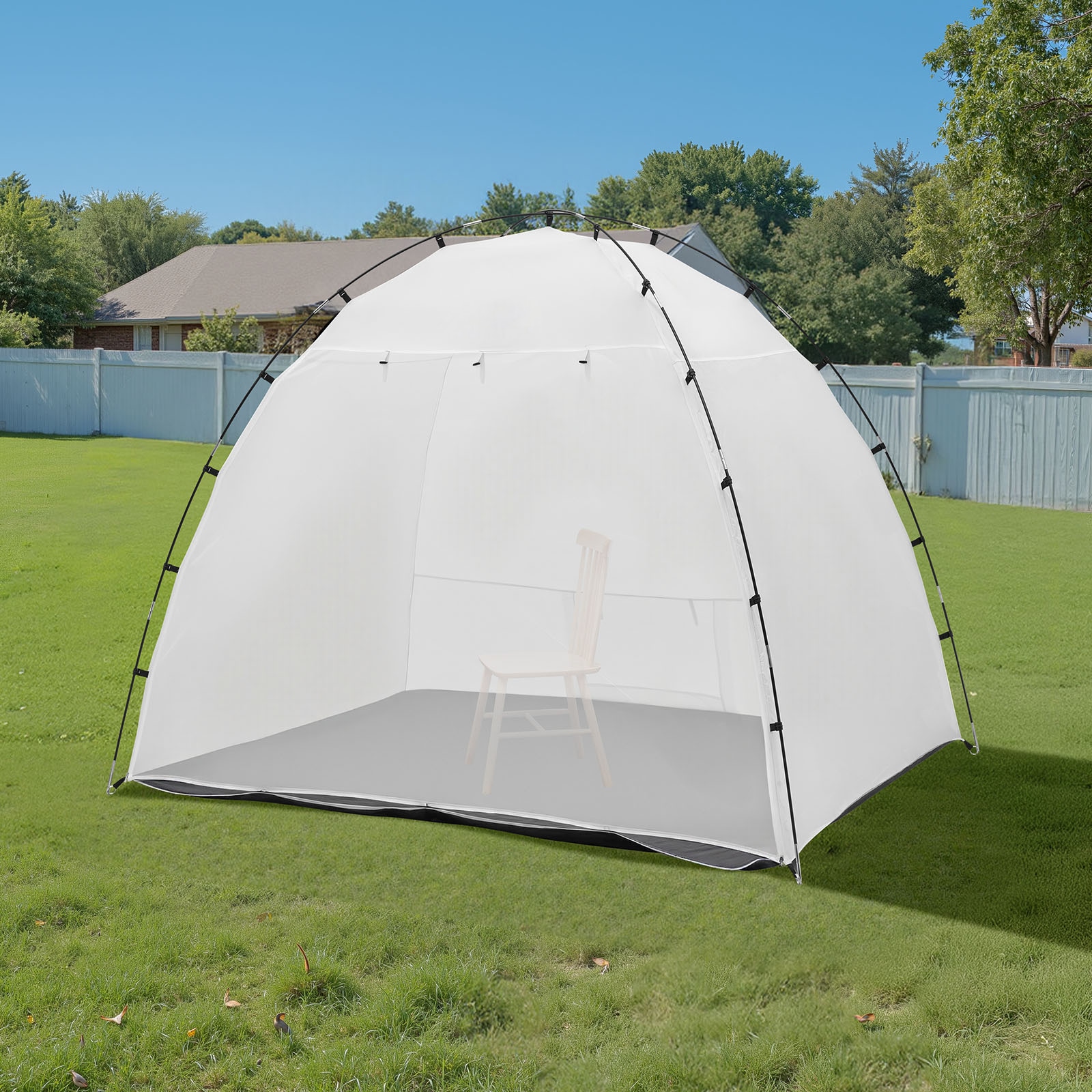 Portable Paint Booth Tent With Mesh Screen For Spray Painting_voghion.com